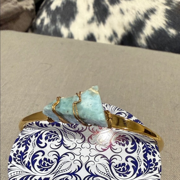 Chrysocolla Cuff Bracelet - Picture 3 of 5